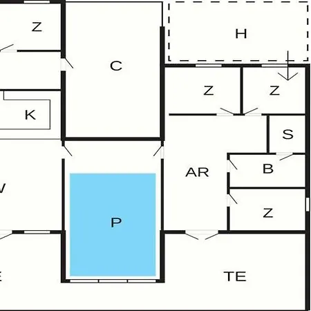 Tatil Evi 5 Star In Ringkobing Klegod